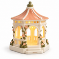 Brenovt™ Lighted Floral Ceramic Gazebo Luminary main view